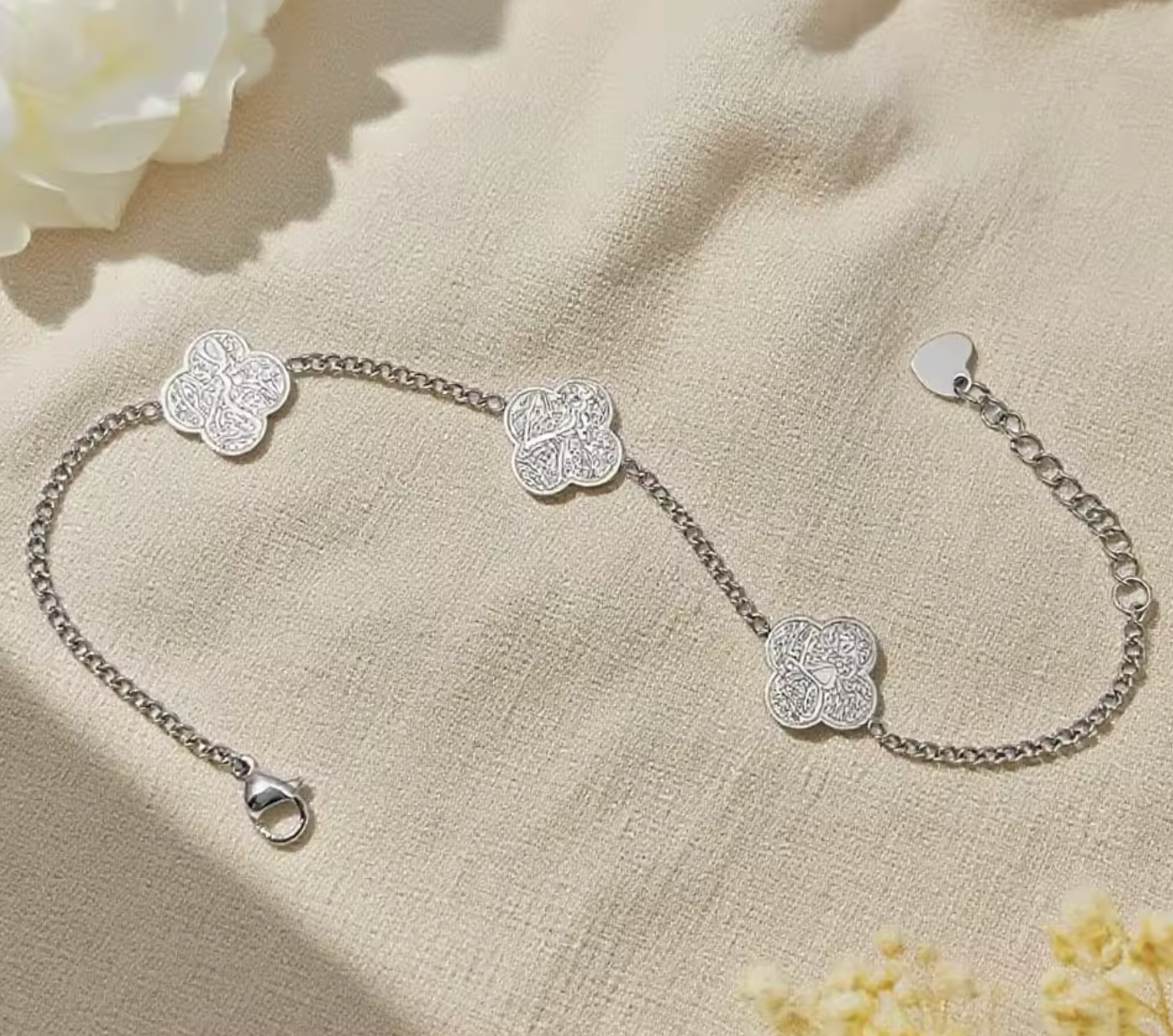 Stainless Steel Ayatul Kursi Bracelet for Women