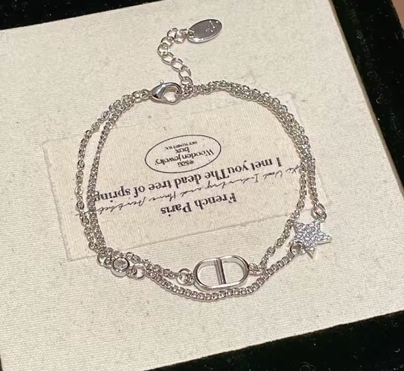 Elegant Dual-Layer Zircon Bracelet for Women