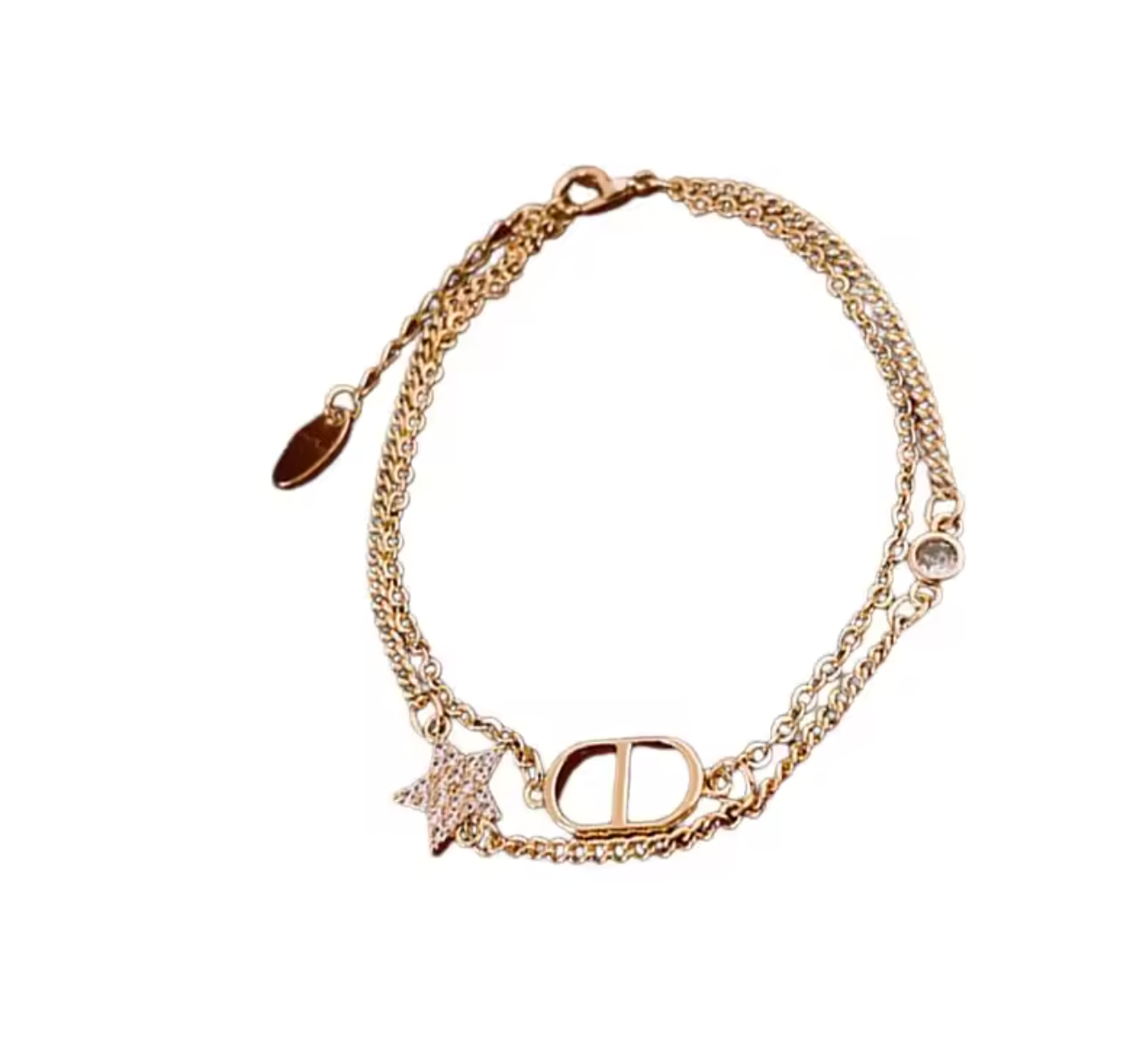 Elegant Dual-Layer Zircon Bracelet for Women