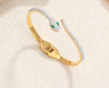 Exquisite Zircon Snake Bracelet for Women